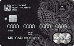 Займ в Дебетовая карта МИНБАНК MasterCard Black