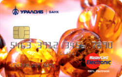 Дебетовая карта УРАЛСИБ Mastercard Electronic